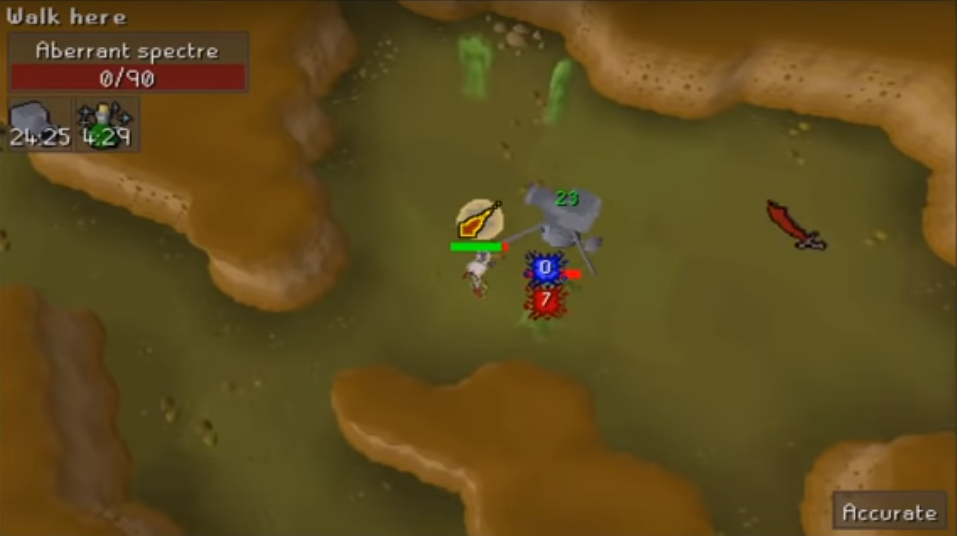 Combat in Stronghold Slayer Cave