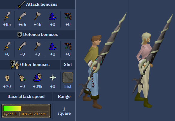 stats dragon hunter lance