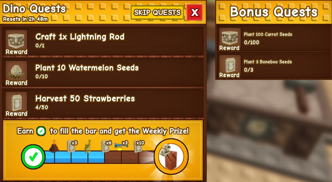 Bonus Quests