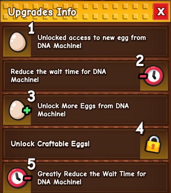 adn machine upgrade