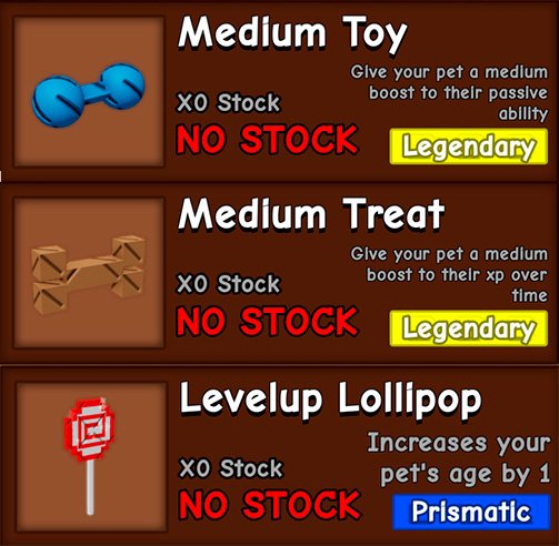 New Items